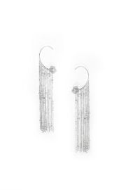 DIAMOND RAIN FRINGE EARRINGS TATIANAVERSTRAETEN at Tatiana Verstraeten